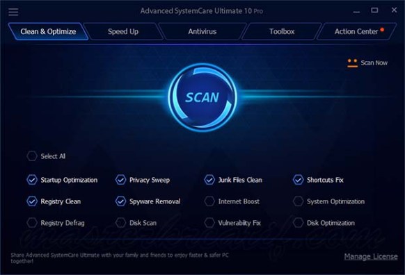 Advanced System Care Ultimate Serial Key Free